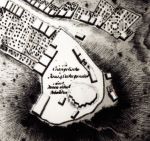 Plac Kościelny, fragment planu miasta, 1773